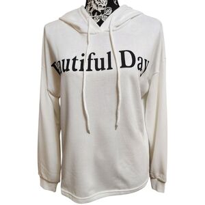 Boutique Beautiful Day' Printed Light Weight Hoodie